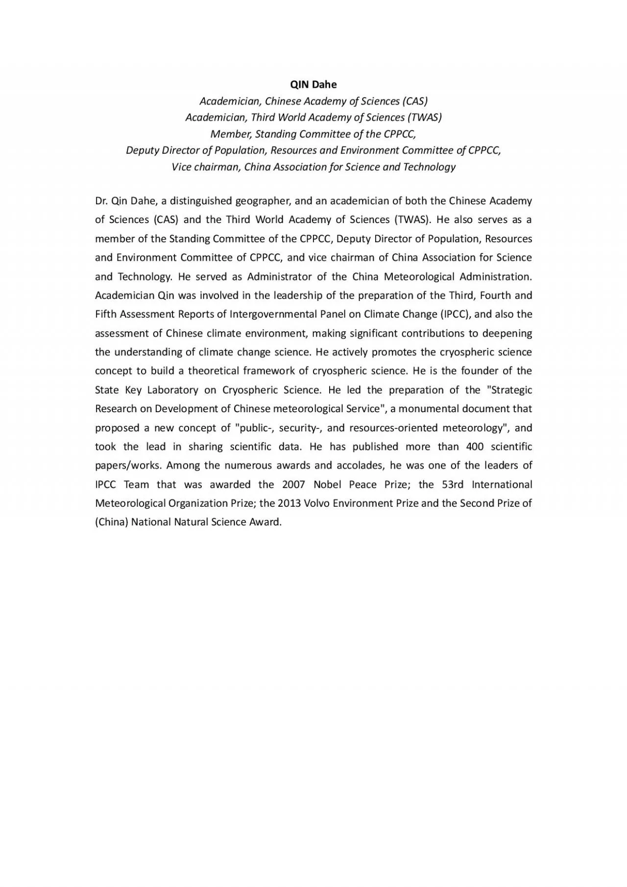 PDF-Academician Chinese Academy of Sciences CAS