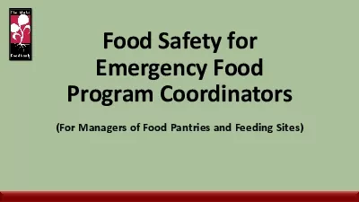 Food Safety for