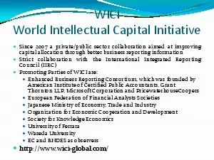 WICI  World Intellectual Capital Initiative