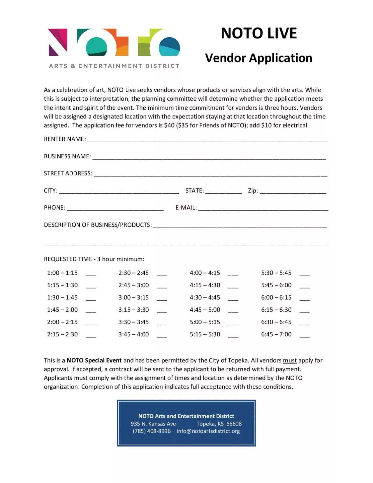 PDF-Vendor Application