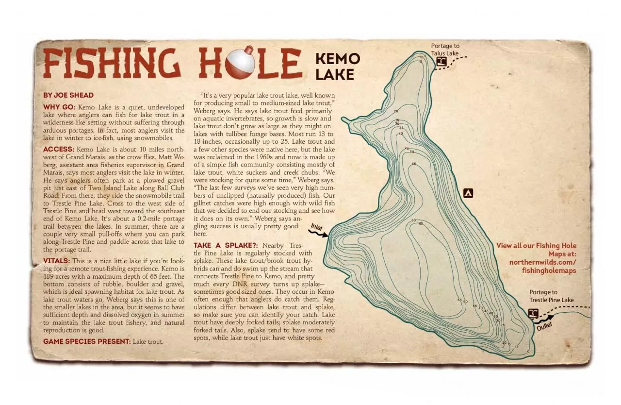 PDF-View all our Fishing Hole Maps at northernwildscom BY JOE SHEADWHY GO