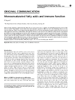 PDF-ORIGINALCOMMUNICATIONMonounsaturatedfattyacidsandimmunefunctionPYaqoob