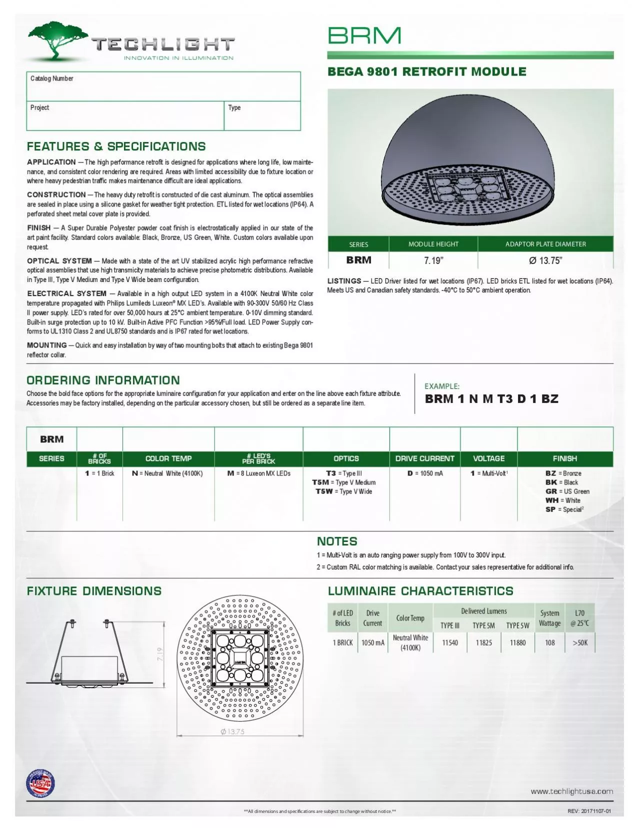 PDF-BEGA 9801 RETROFIT MODULE