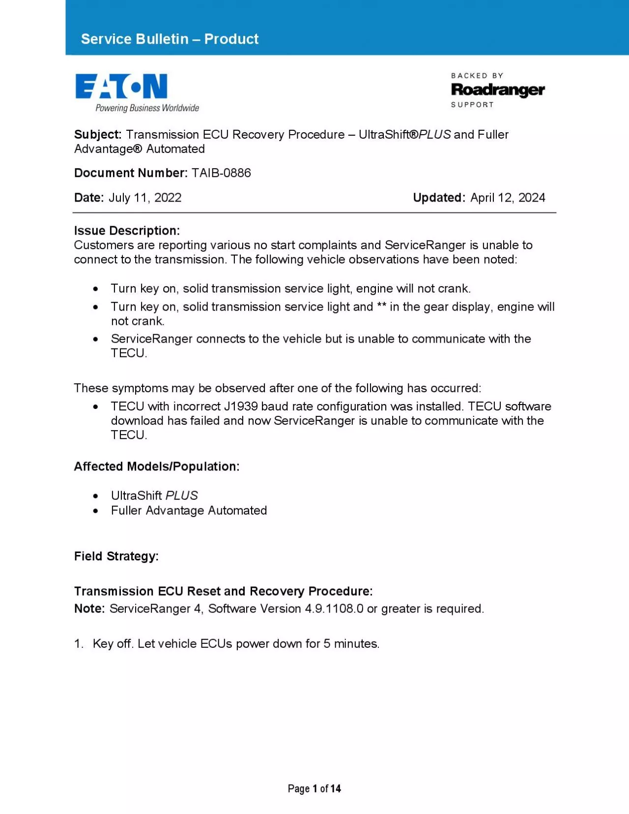 PDF-Service Bulletinduct