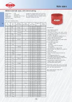 Suitable for unalloyed steel up to 700 Nmm