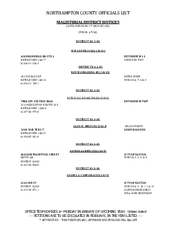 PDF-NORTHAMPTON COUNTY OFFICIALS LIST