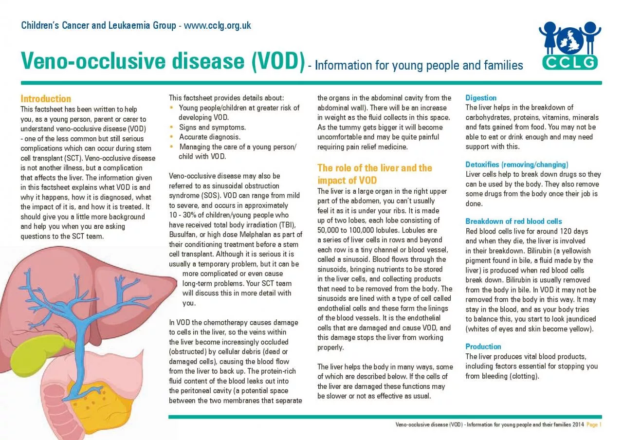 PDF-Children146s Cancer and Leukaemia Group wwwcclgorgukThis factsheet h