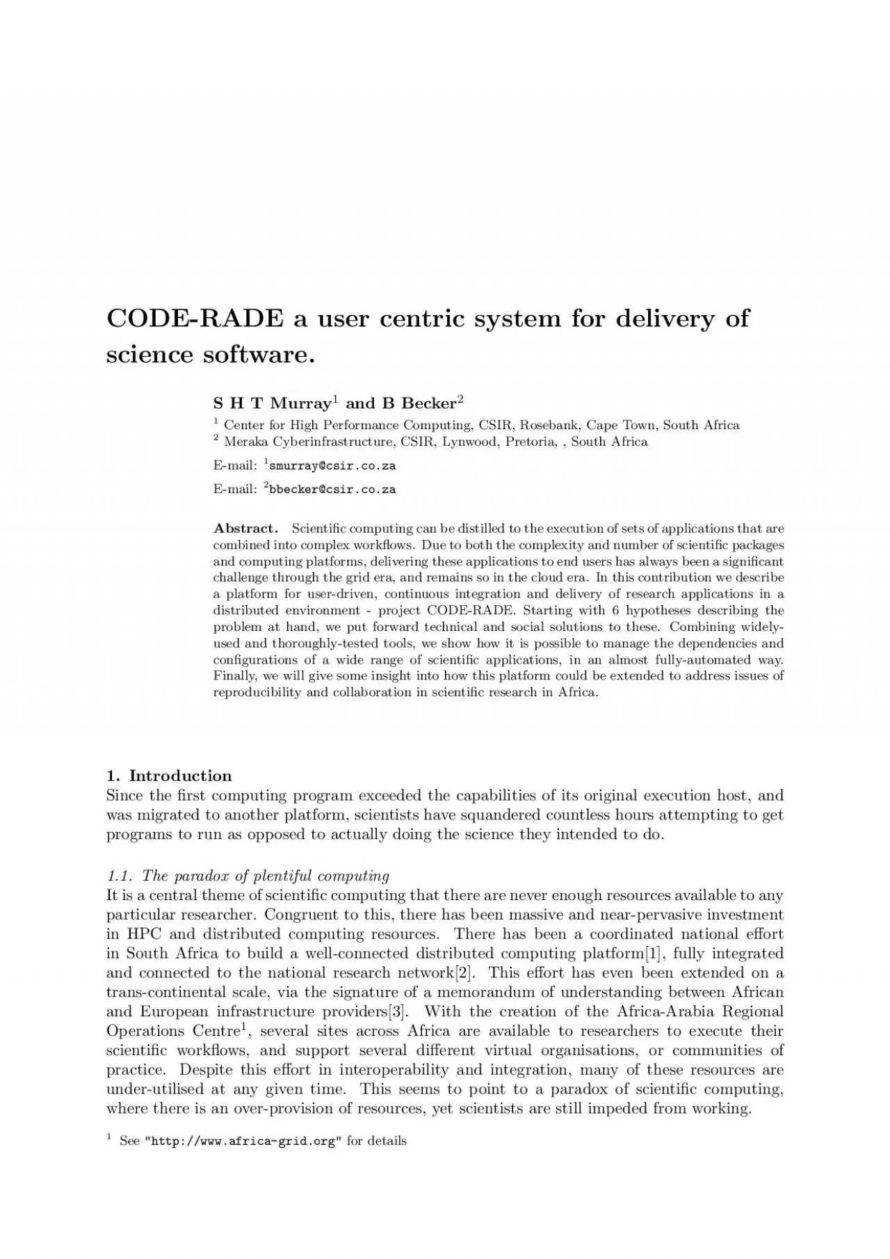 PDF-CODERADEausercentricsystemfordeliveryofsciencesoftwareSHTMurray1andBB