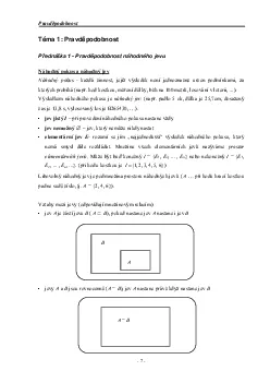 PDF-Tma 1 Pravdednka 1 Pravdpodobnost nhodnho jevuNhodn pokus a nhodn je