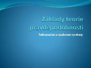 Informan a znalostn systmy