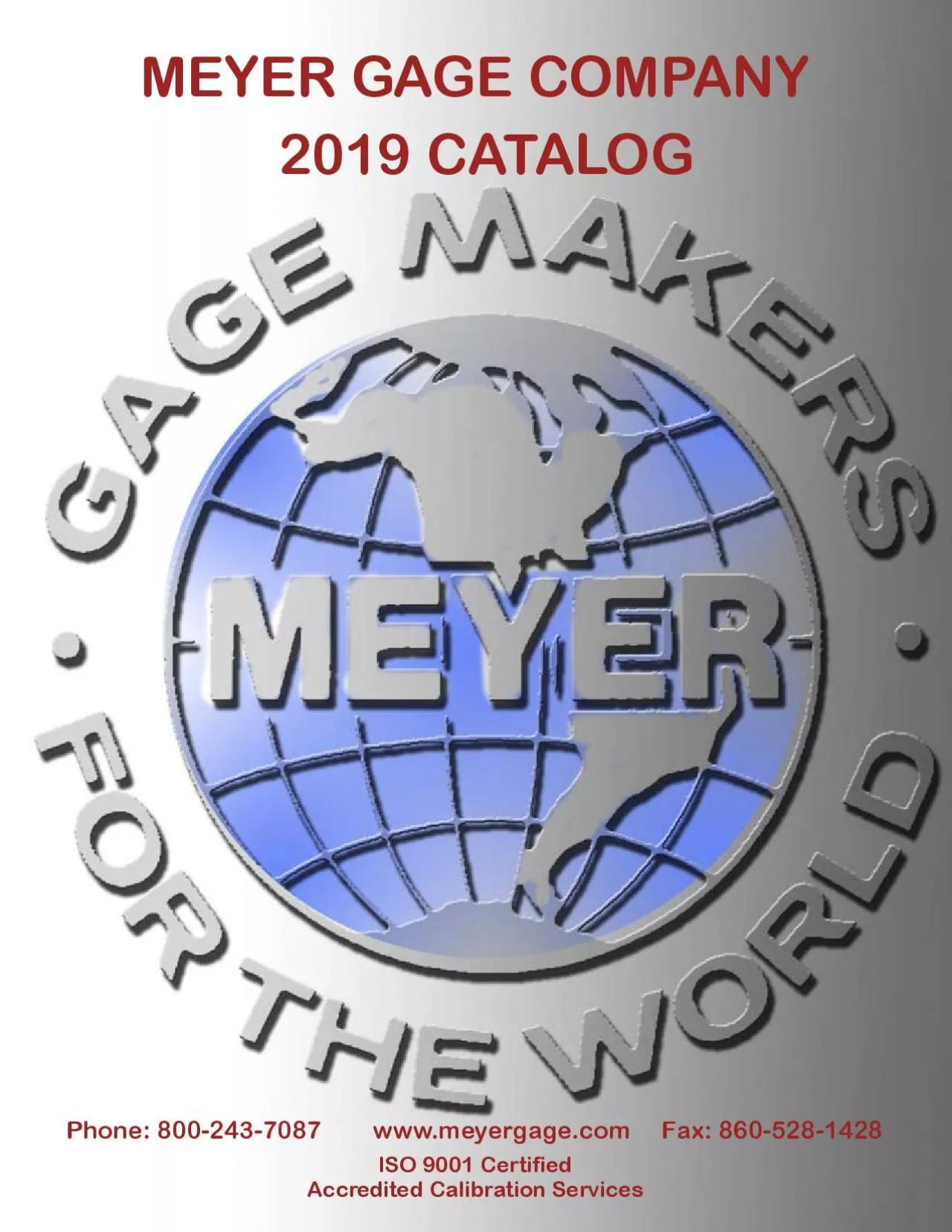 PDF-2019 CATALOGPhone 8002437087wwwmeyergagecomFax 8605281428MEYER GAG