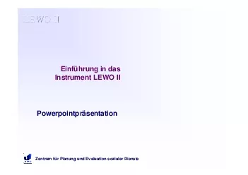 PDF-PowerpointprsentationZentrum fr Planung und Evaluation sozialer Dienst