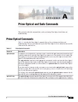 Cisco Prime Optical 107 Installation Guide