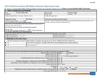 CCLC ProedureSSI Medil Reord Abstrtion Tool