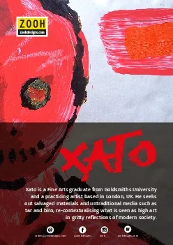 Xato is a Fine Arts graduate from Goldsmiths University and a practici