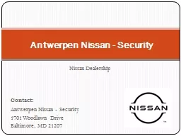 Antwerpen Nissan - Security