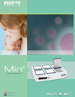 Multiroom Incubator for IVF