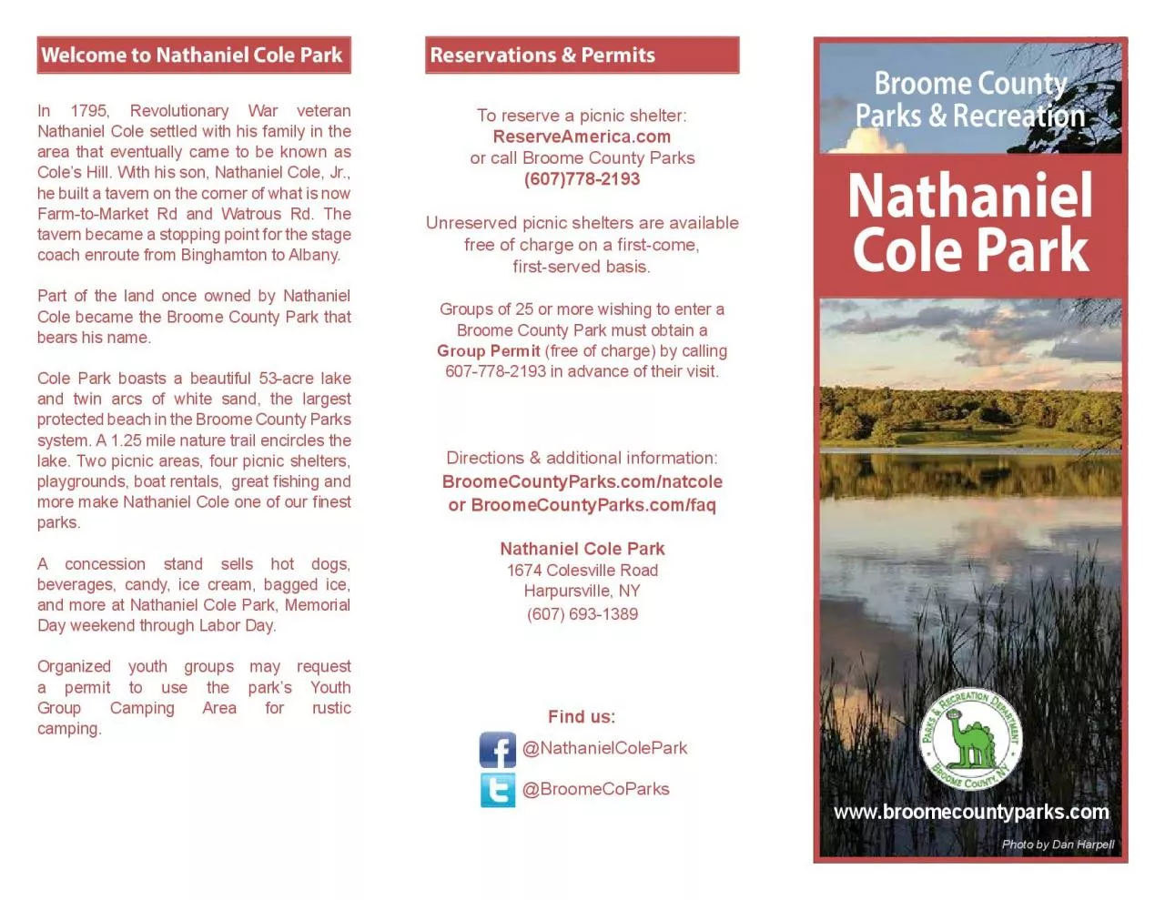 PDF-Welcome to Nathaniel Cole ParkIn 1795 Revolutionary War veteran Nathan