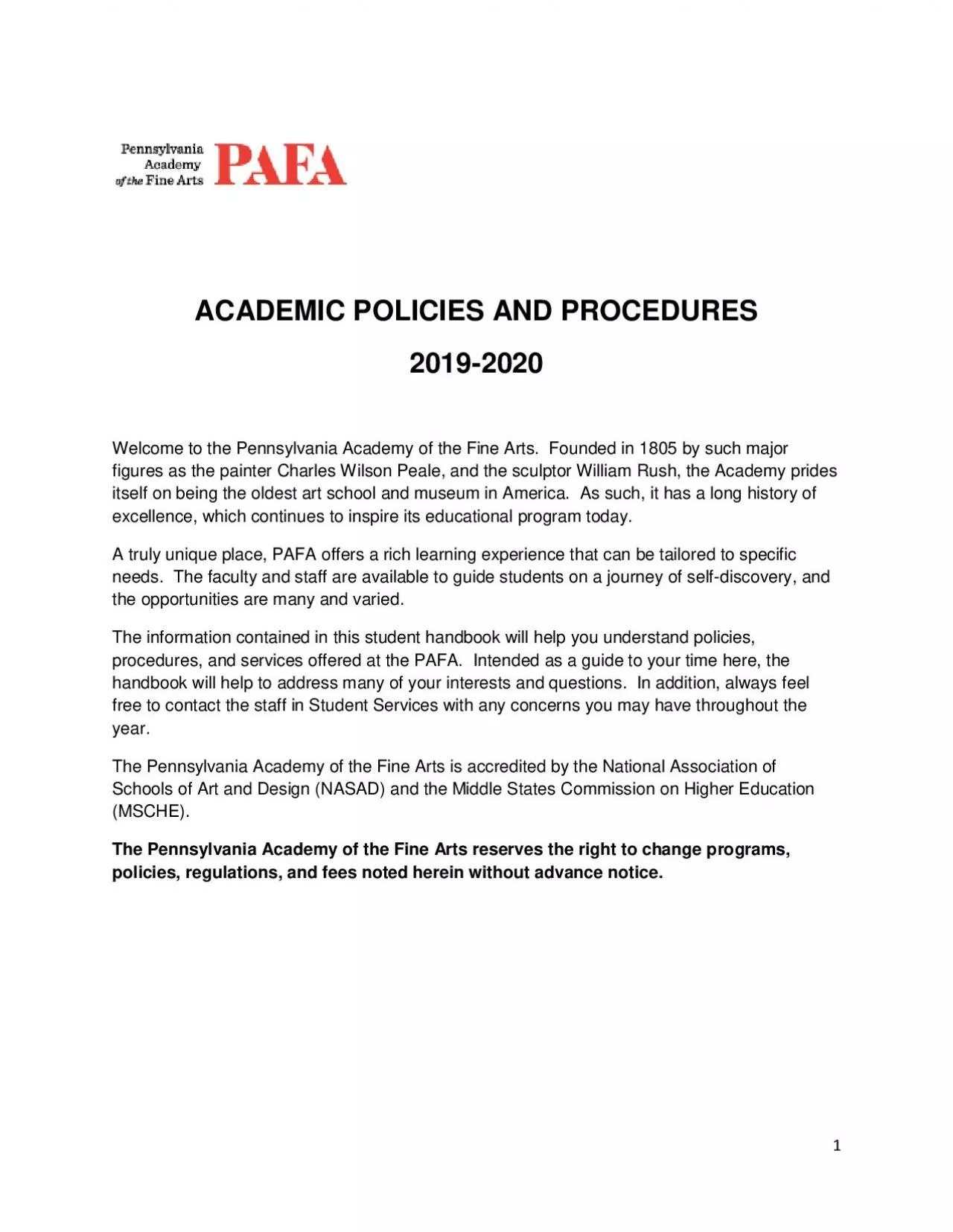 PDF-ACADEMIC POLICIES AND PROCEDURES