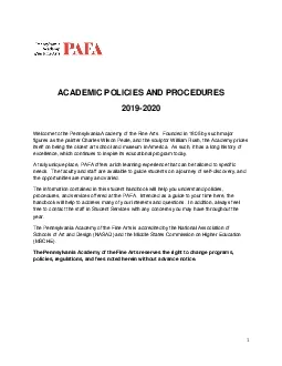 ACADEMIC POLICIES AND PROCEDURES