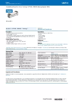 UMTHhttpswwwschurtercom PG012Circuit Protection