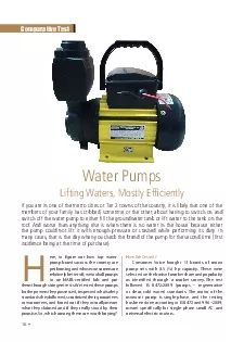 Water Pumps