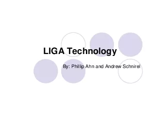 LIGA TechnologyBy Phillip Ahn and Andrew Schnirel