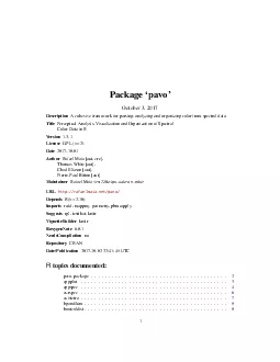 PackagepavoOctober32017DescriptionAcohesiveframeworkforparsinganalyzin