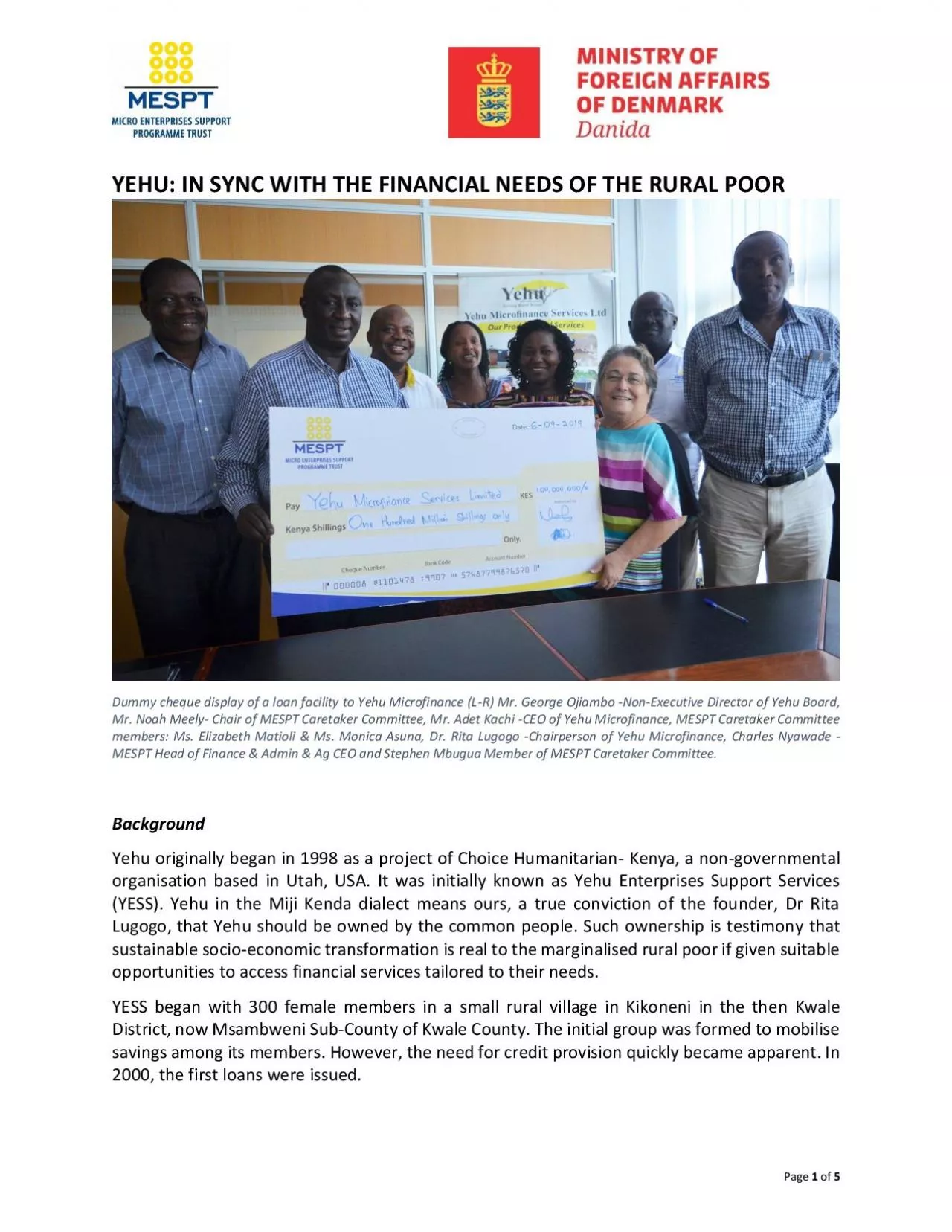 PDF-YEHU IN SYNC WITH THE FINANCIAL NEEDS OF THE RURAL POOR