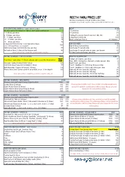 REETHI FARU PRICE LIST