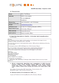 Long experience as project leader monitoring quality in various phases