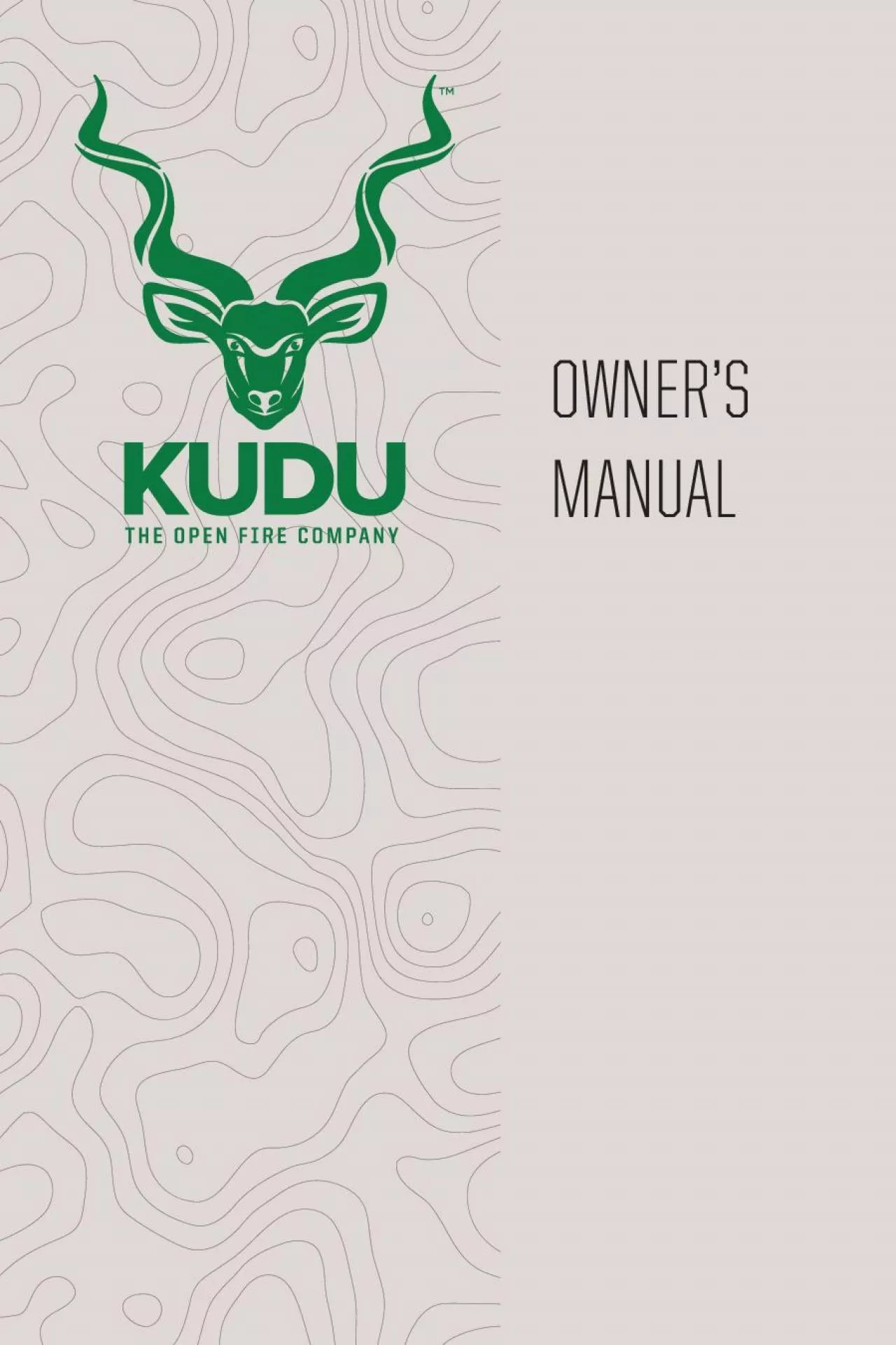 PDF-Welcome to the KUDU Nation KUDU is the leader in open fire cooking and