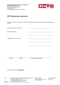 roup of European TransEurasLa Operators  and Forwarders x000bETOx000c