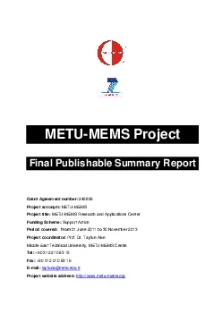 METUMEMS Project