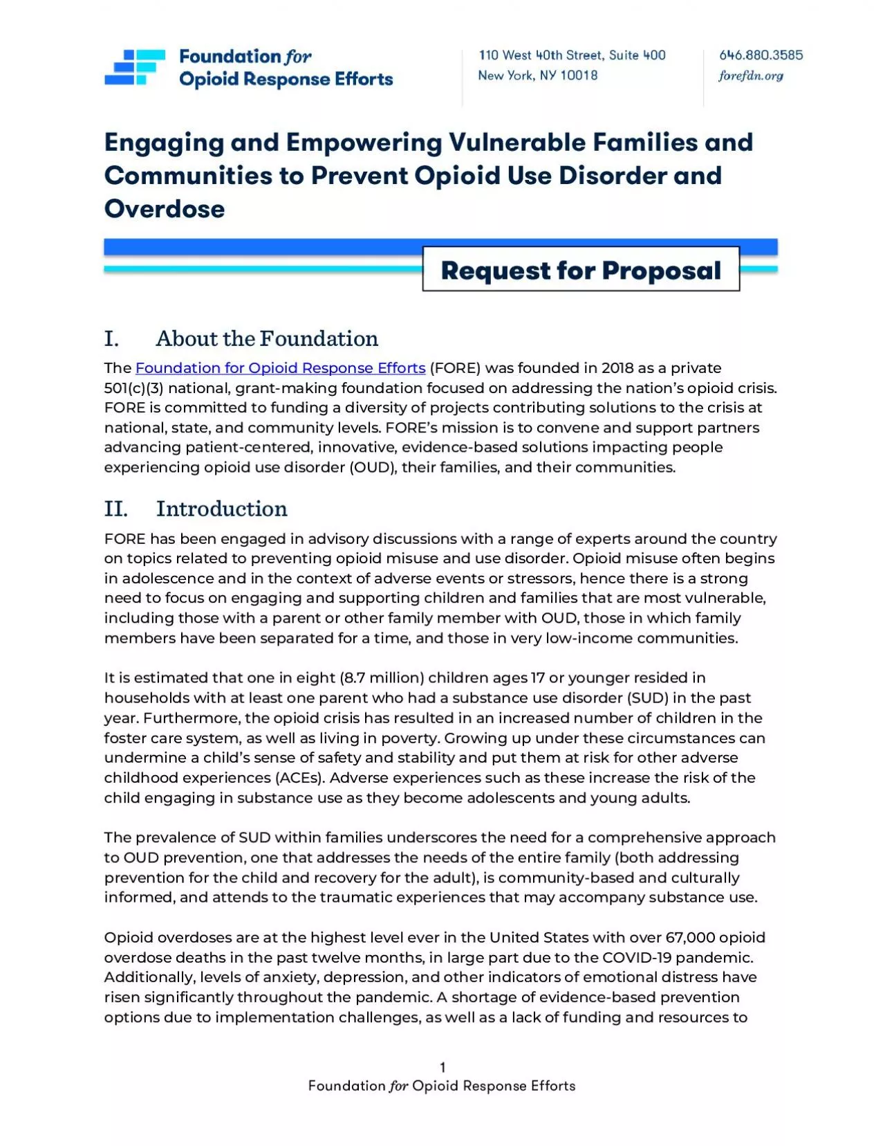 PDF-x0000x00001 Foundation forOpioid Response EffortsEngaging and Empoweri