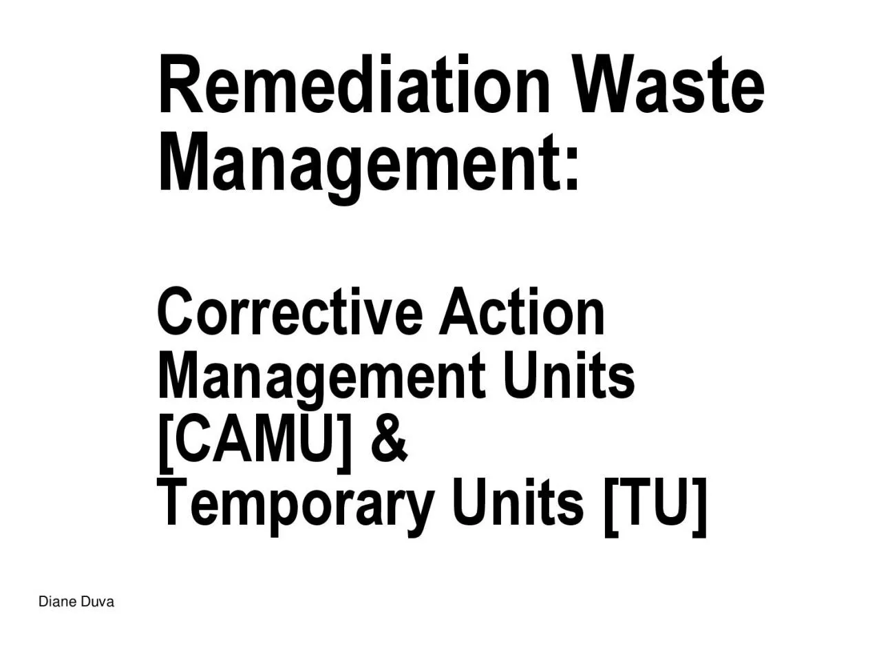 PDF-Remediation Waste