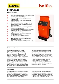 PUME28H Bag Melter 20 Liter