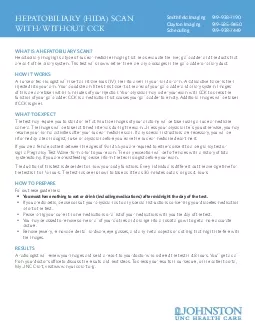 HEPATOBILIARY HIDA SCAN WHAT IS A HEPATOBILIARY SCANHepatobiliary imag