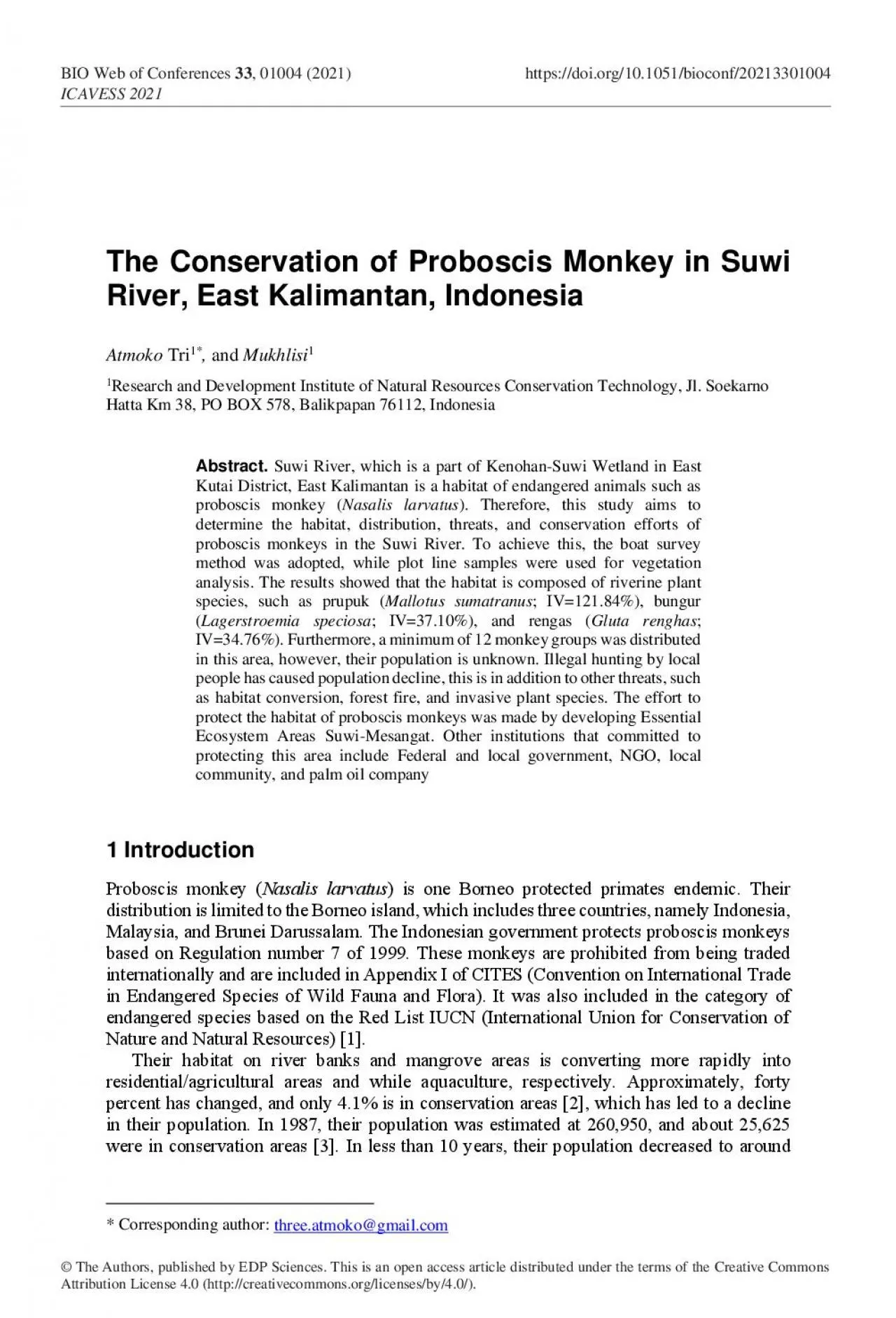 PDF-Conservation of