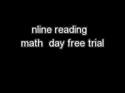 nline reading  math  day free trial