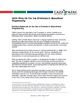 PDF-CAZA Policy