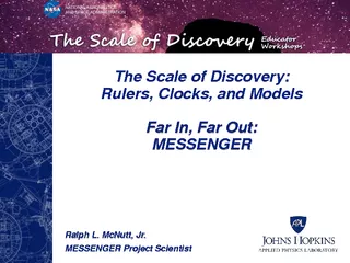 The Scale of Discovery Rulers  Clocks and Models Far I