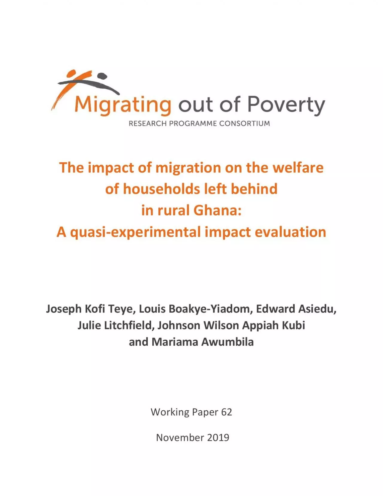 PDF-The impact of migration on the welfare