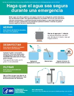 Haga que el agua sea segura durante una emergenciaBeber agua de la lla