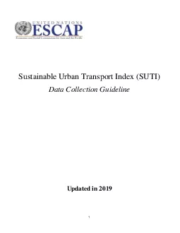 Sustainable Urban Transport Index