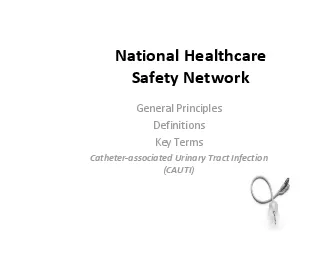 NationalHealthcareSafetyNetworkGeneralDefinitionsKeyTermsCatheterassoc