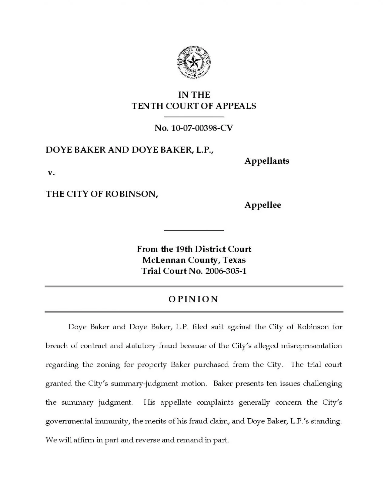 PDF-TENTH COURT OF APPEALS