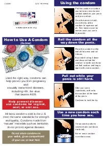 How to Use A Condom