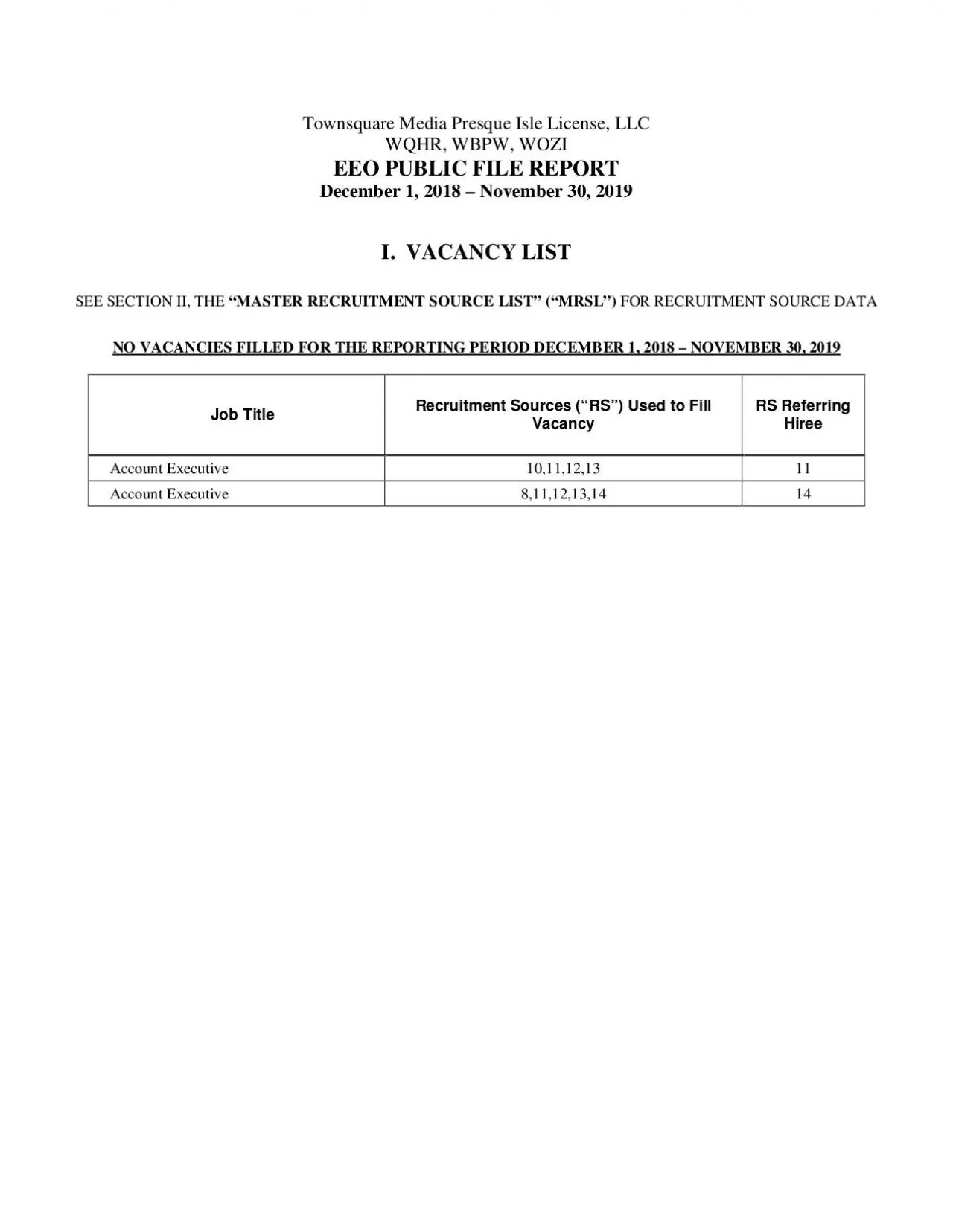 PDF-Townsquare Media Presque Isle License LLC WQHR WBPW WOZIEEO PUBLIC FIL