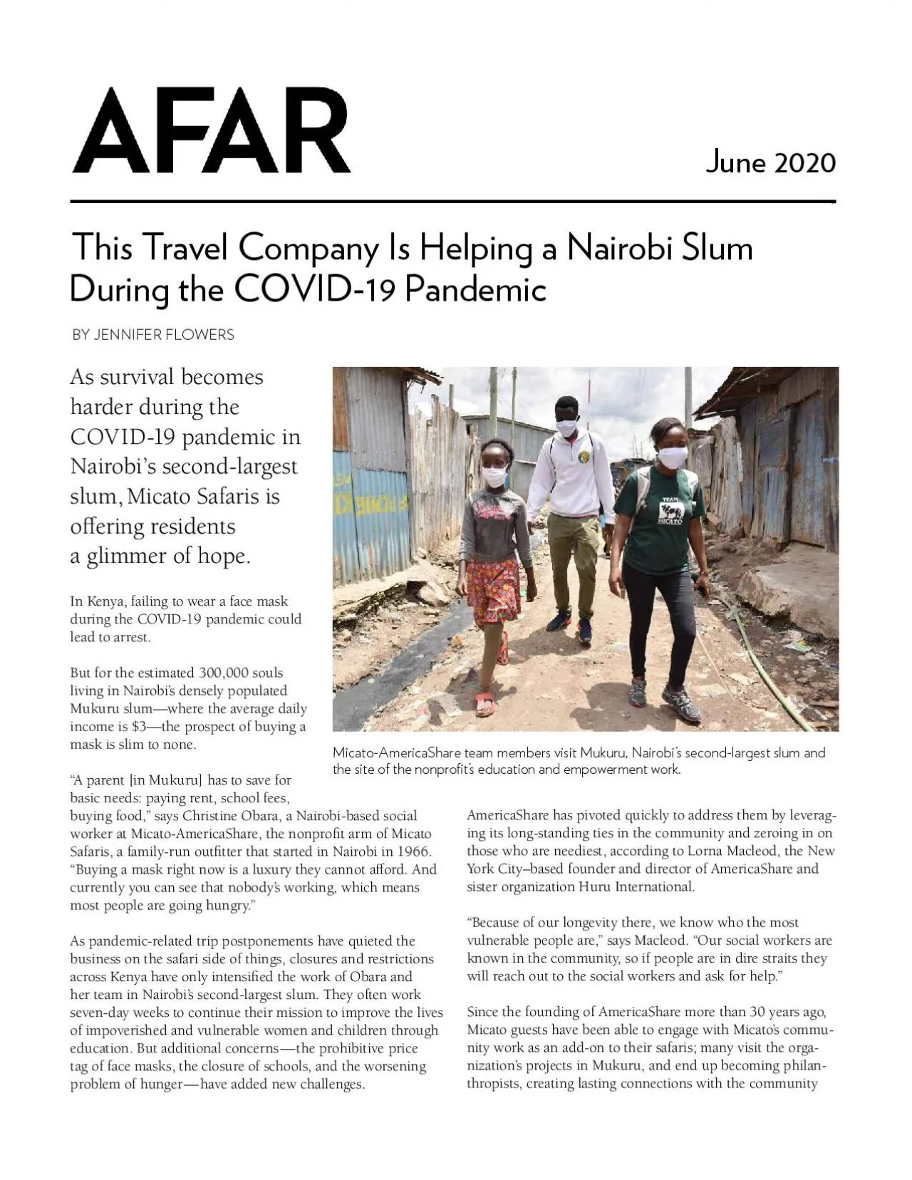 PDF-As survival becomes harder during the COVID19 pandemic in Nairobi146s